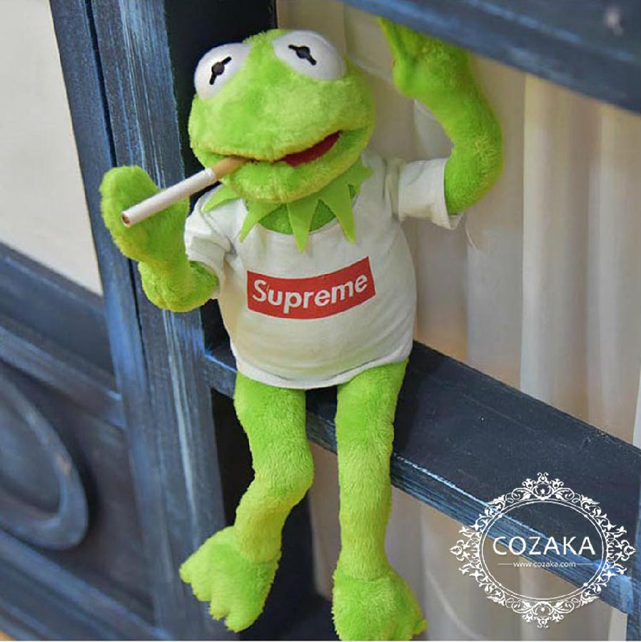 supreme カーミット かえるのぬいぐるみ