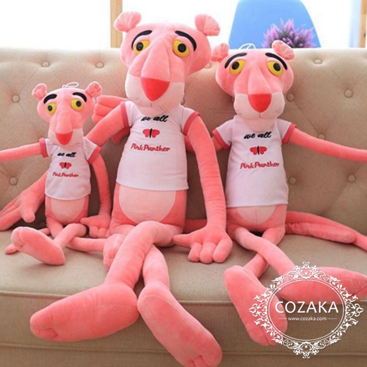 Cozaka Net ピンク パンサー おもちゃ 人形 ふわふわ ぬいぐるみ 大きい かわいい プレゼント用 通販専門店