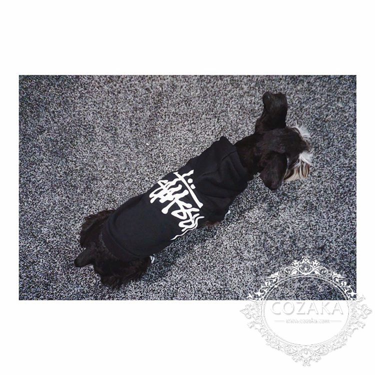 大型犬洋服 パーカー ステューシー 人気 大型犬洋服 ステューシー かわいい