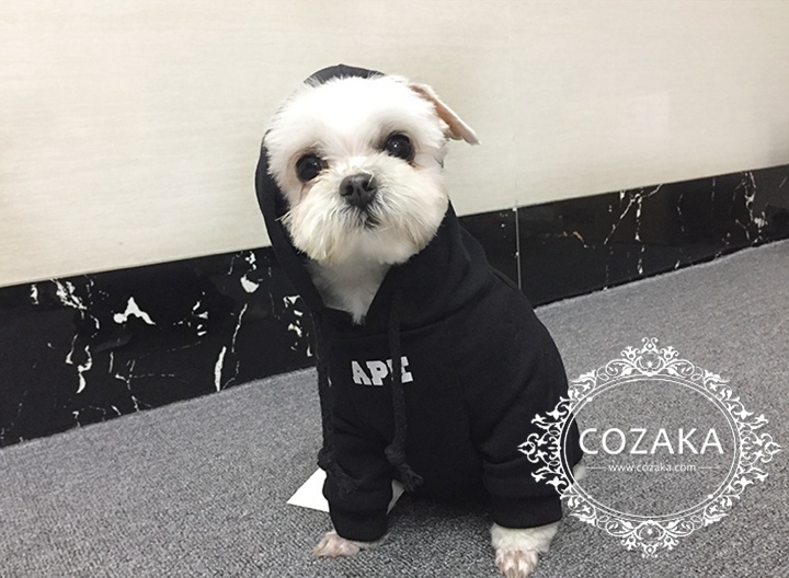 プルオーバー bape 犬用パーカー ア ベイシング エイプ ドッグウェア パーカー