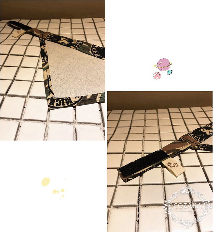 かわいい 犬用バンダナ 三角首輪 ディズニー 犬用スカーフ ミッキー 人気