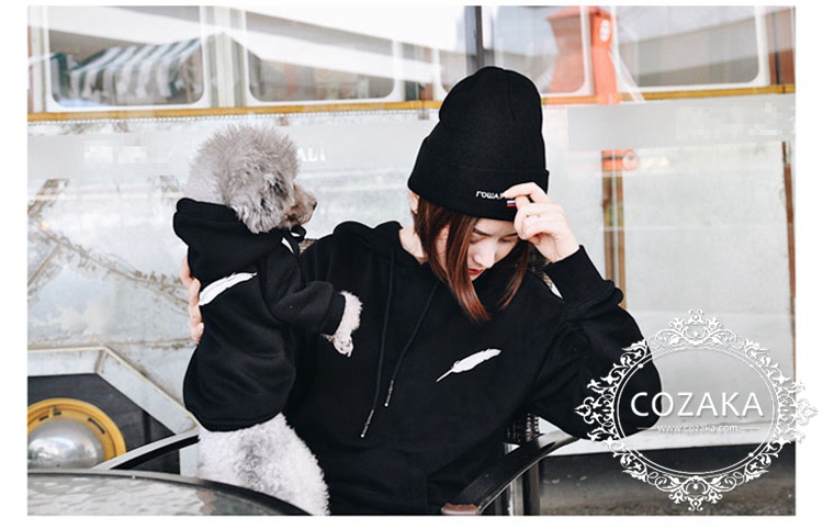 小型犬洋服 プルオーバー かわいい 中型犬洋服 裏起毛パーカー 人気