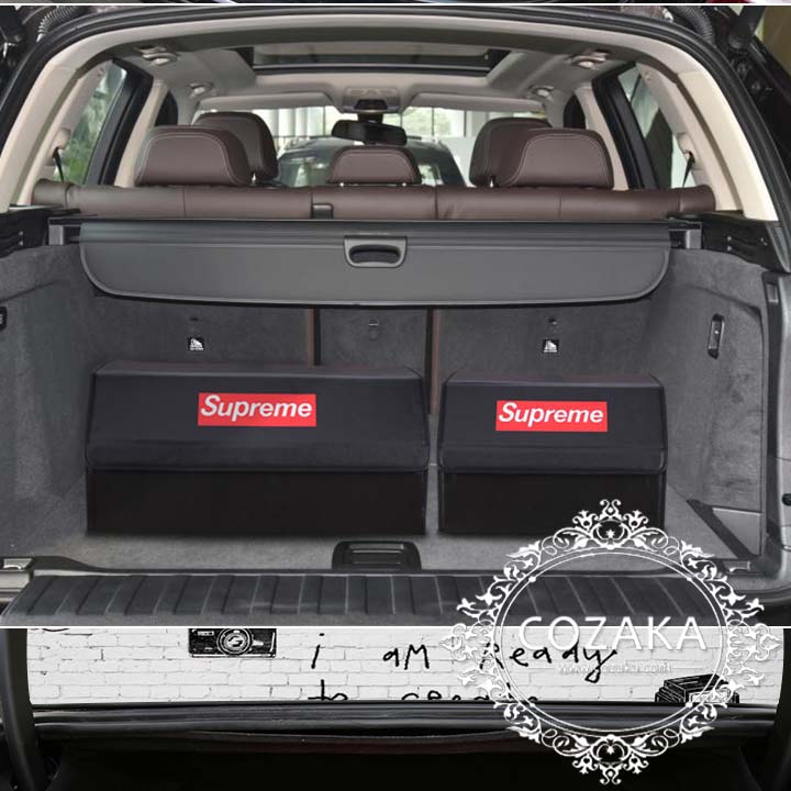 シュプリーム 車トランク収納ボックス 折りたたみ式 Fendi 車用ストレージボックス 大容量