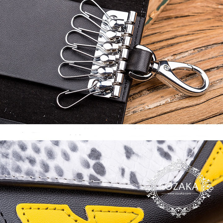 キーケース フェンデイ パロディ風 キーケース フェンデイ パロディ風