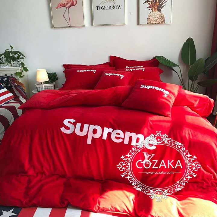 LV Supreme 寝具カバー 暖かい LV Supreme 寝具カバー 暖かい