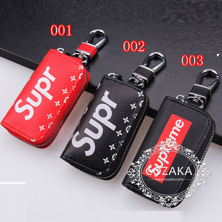 シュプリーム スマートキーケース 革 車用品 supreme 車用キーケース ...