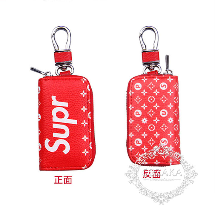 シュプリーム スマートキーケース 革 車用品 supreme 車用キー