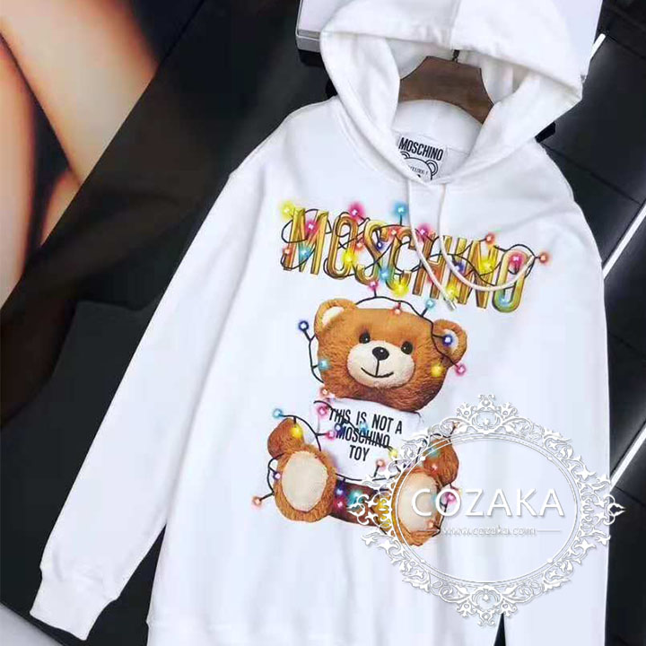 moschino テディベア ワンピース モスキーノ パーカー teddy bear