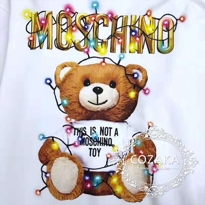 moschino テディベア ワンピース モスキーノ パーカー teddy bear