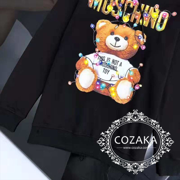 moschino テディベア ワンピース モスキーノ パーカー teddy bear