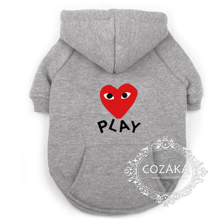 ギャルソン PLAY ドッグウェア 防寒 PLAY COMME des GARCONS ペット服 可愛い