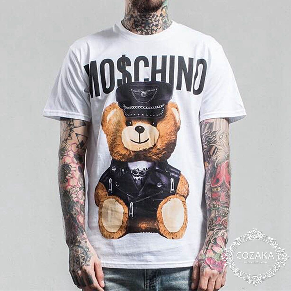 moschino テディベア tシャツ