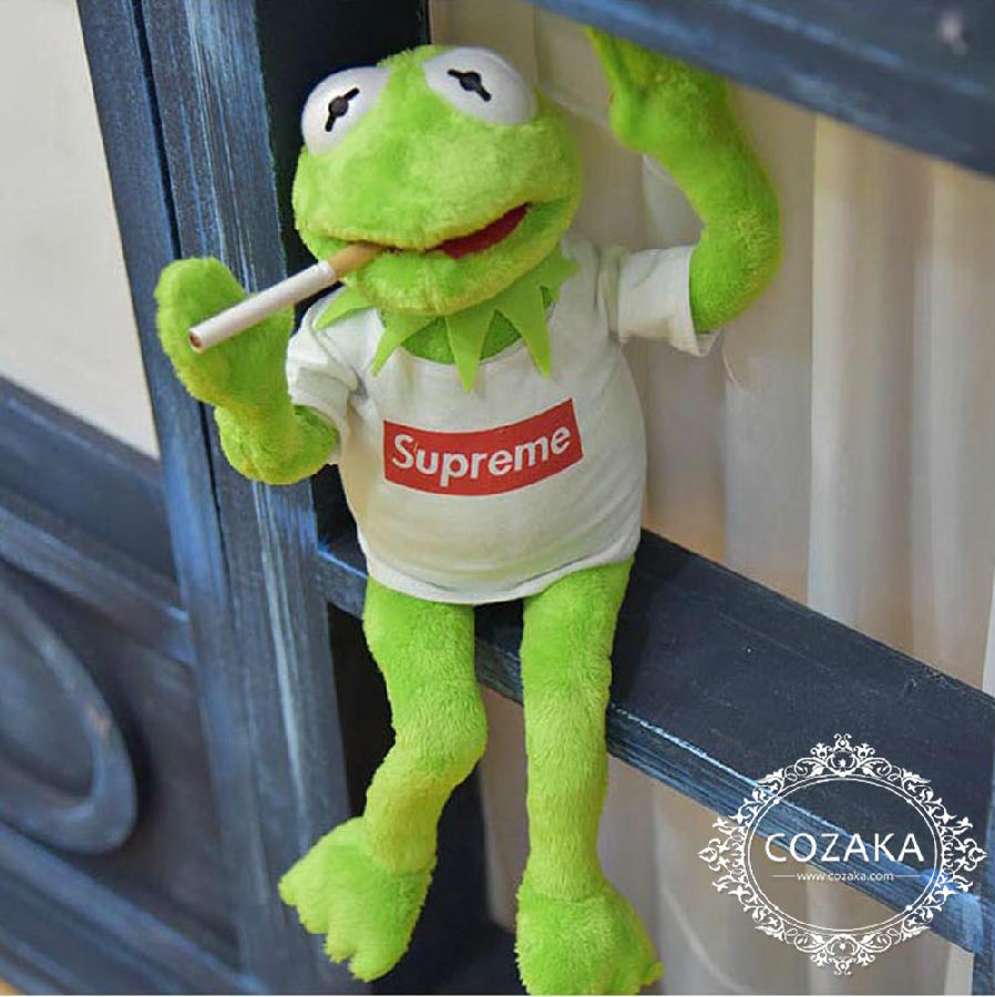 カーミット シュプリーム かえるのぬいぐるみ 韓国 Supreme カエル 人形 輸入通販 Snsで大人気