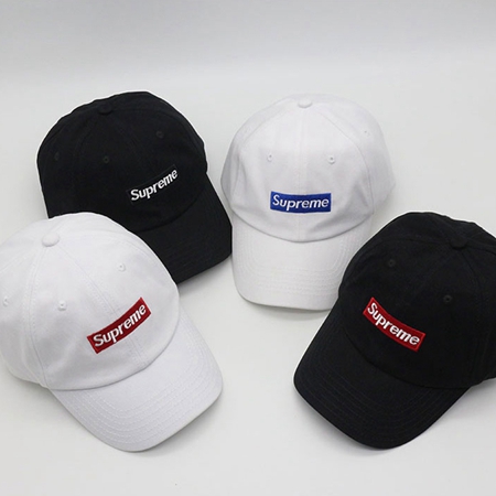 スイーツ柄 ブルー Supremeキャップ - ecotours-of-oregon.com