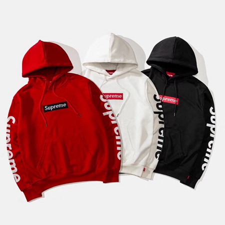 シュプリーム パーカー ボックスログ supreme プルオーバーパーカー