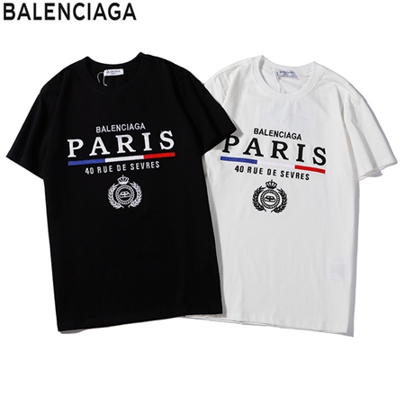 balenciaga クラシックtシャツ ロゴプリント バレンシアガ 半袖tシャツ 
