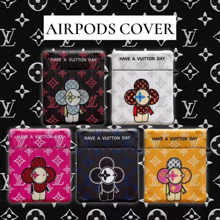 LV  ひまわり柄スーツケース式AirPods proケース