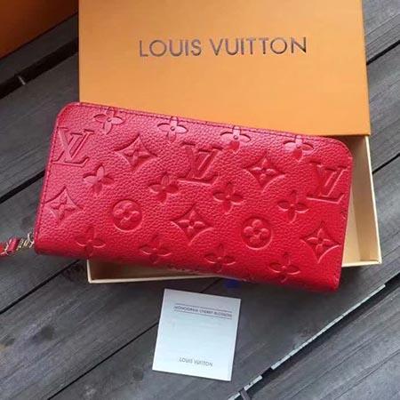 ルイヴィトン 財布 モノグラム 型押し louis vuitton 長財布