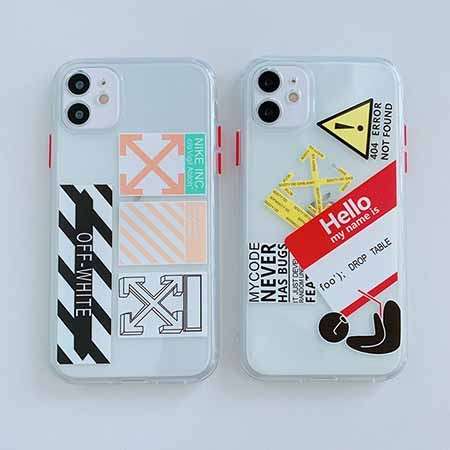 ハイブランド スマホケース アイホン12promax off white 