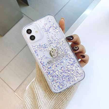 アイフォン12 mini swarovski風 携帯ケース  ブランド
