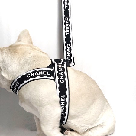 ロゴ付き ブランド 犬アクセサリー 大型犬 chanel 綿 送料無料 リード 