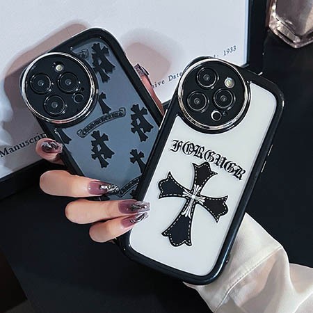 かわいい クロームハーツ風 ケース iphone16pro