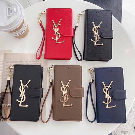 ysl 皮製iphone15スマホケース手帳型