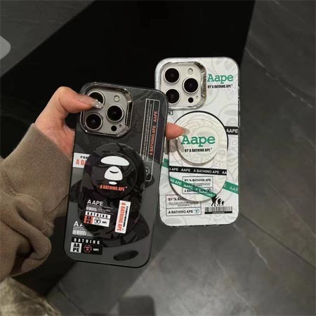 ハイブランド aape エイプ アイホン16plus 携帯ケース