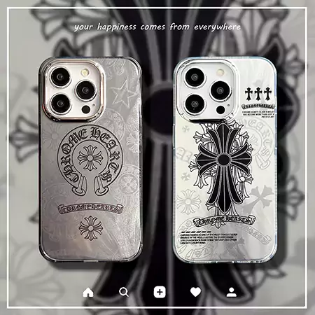 ハイブランド chrome hearts クロームハーツ アイホン 14pro ケース