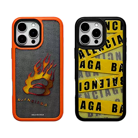 iphone17アイフォーン 16プロ ケース バレンシアガ風 