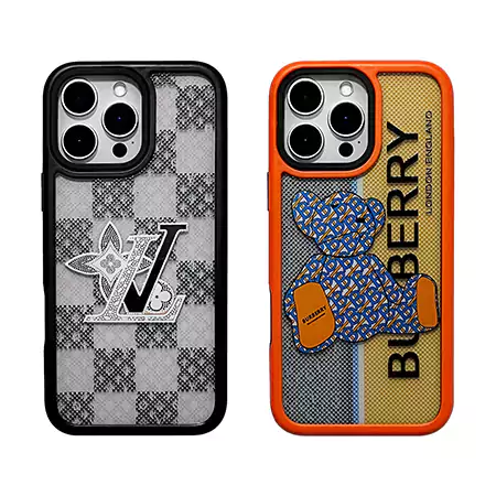 iphone17ハイブランド burberry風 アイフォン16プラス 携帯ケース 