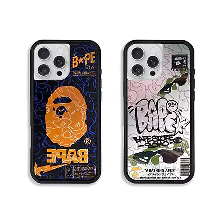 bape ア・ベイシング・エイプ iphone 16スマホケース 高校生