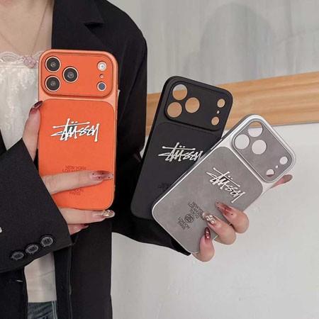 ピンク ギャラクシーS26 Plus stussy 携帯ケース 