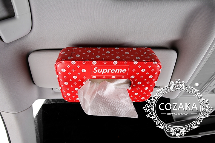 シュプリーム 車用ティッシュボックス シュプリーム 車用ティッシュボックス