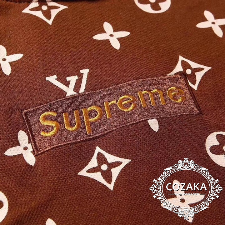 lv supreme パーカー