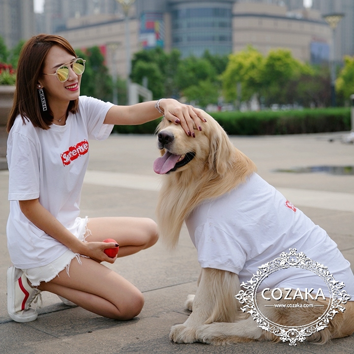 LV Supreme 犬服 Tシャツ