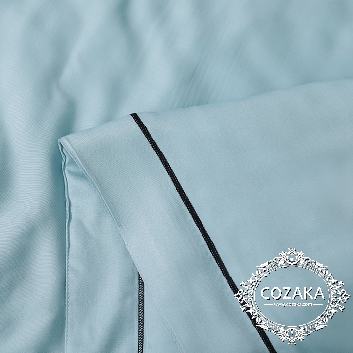 【COZAKA.com】Hermesエルメス高級ベッドカバーセット - ミントブルー