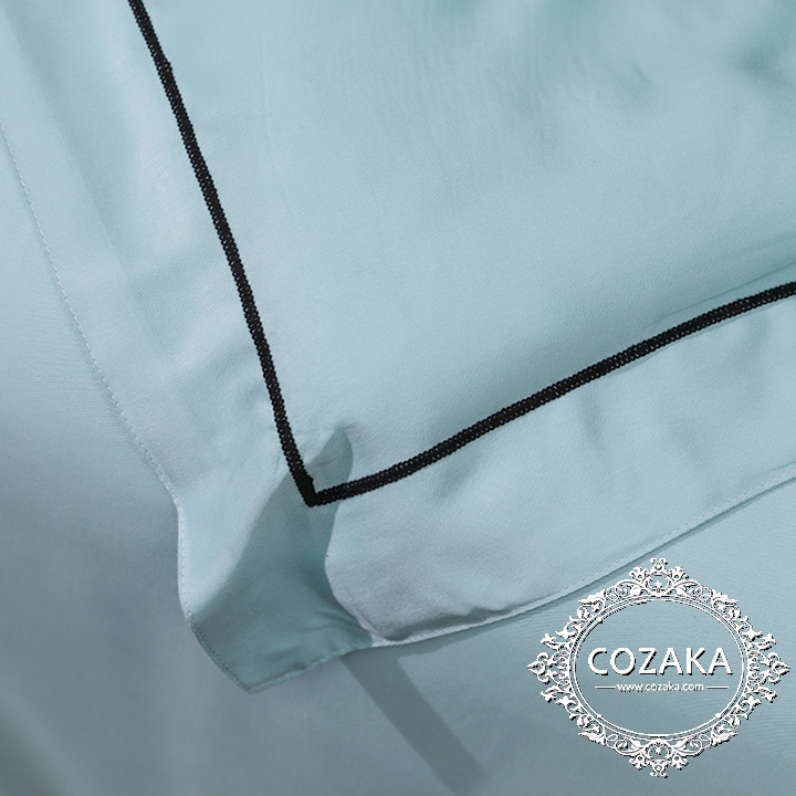 【COZAKA.com】Hermesエルメス高級ベッドカバーセット - ミントブルー