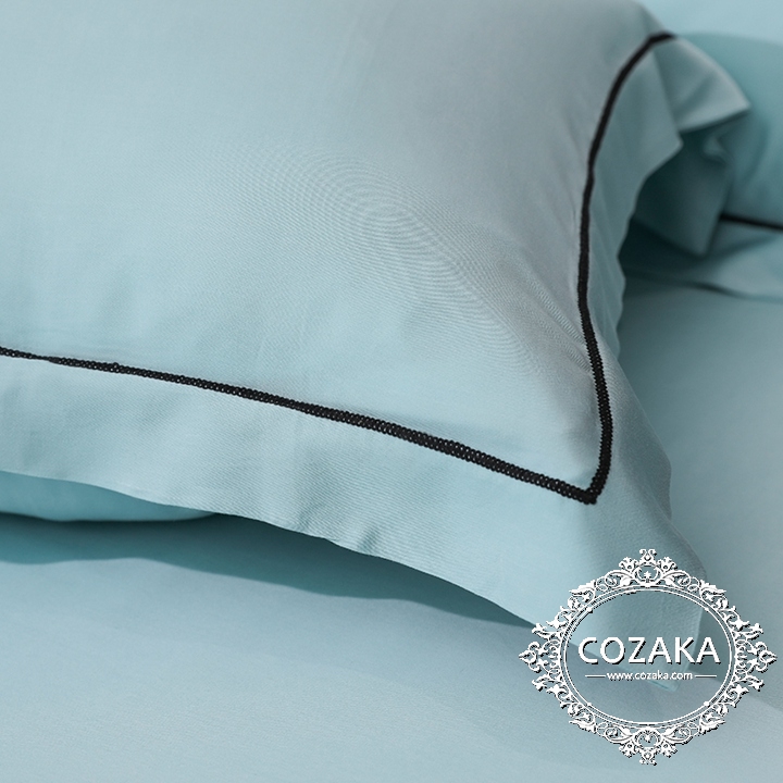 【COZAKA.com】Hermesエルメス高級ベッドカバーセット - ミントブルー