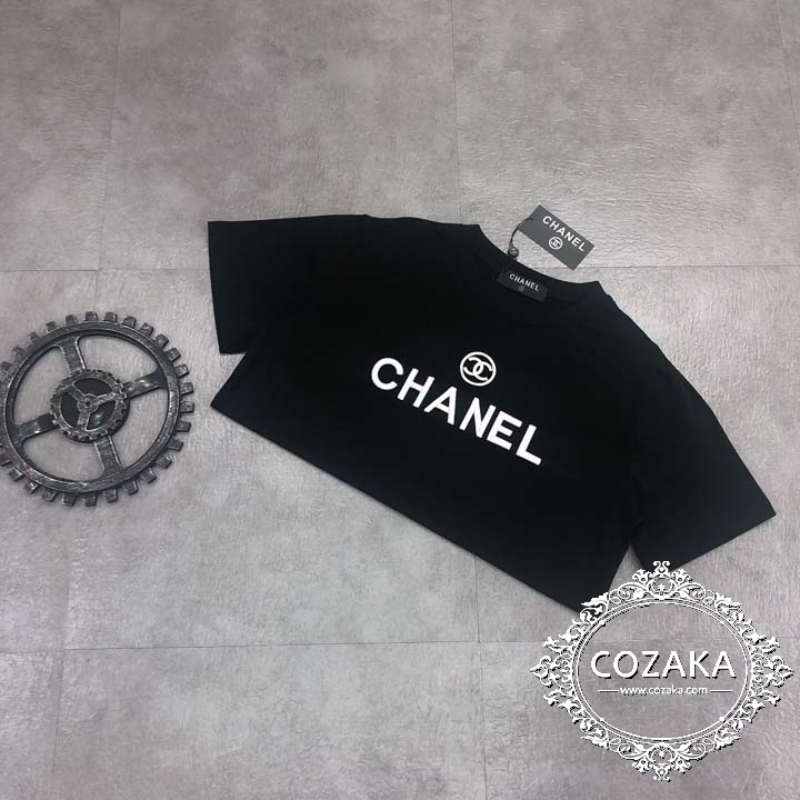 【COZAKA.com】シャネルCHANEL刺繍CCマークTシャツ