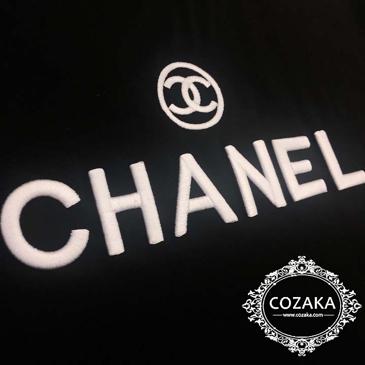 chanel シャネル 刺繍tシャツ オシャレ カップル ペアルック ccマーク