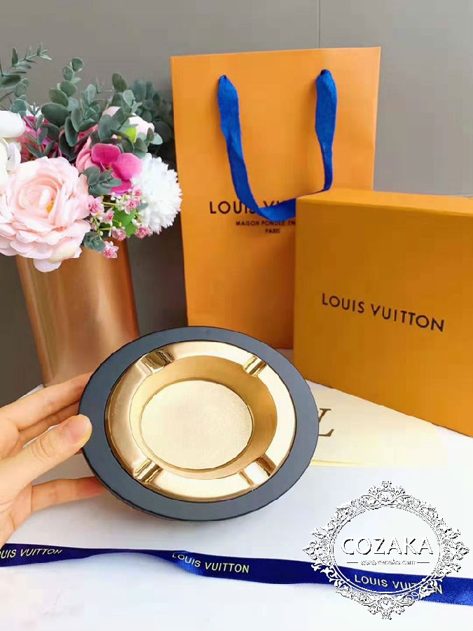 激レア】LOUISVUITTON ルイヴィトン モノグラム柄 ステンレス 灰皿 - 灰皿