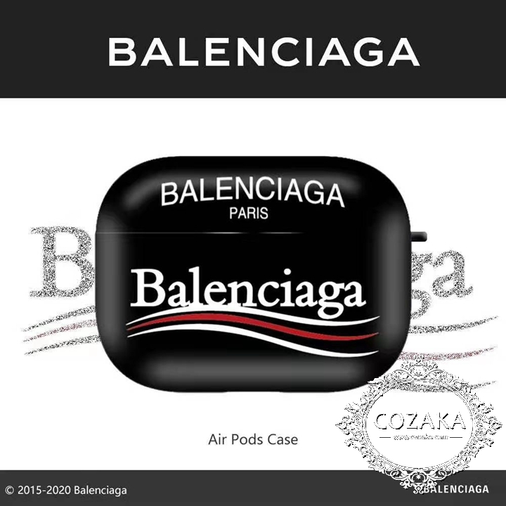 バレンシアガ airpodsケース balenciaga airpods proケース 光沢感