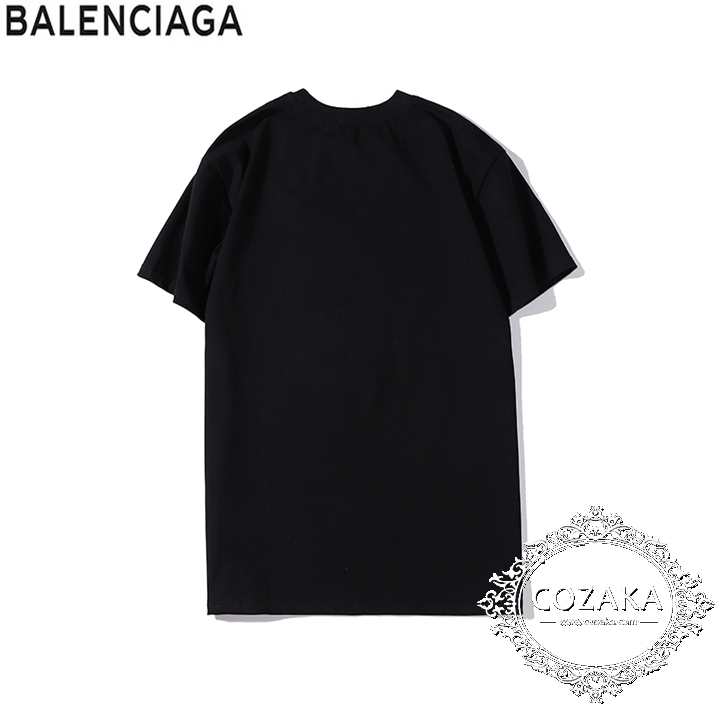 balenciaga クラシックtシャツ ロゴプリント バレンシアガ 半袖tシャツ