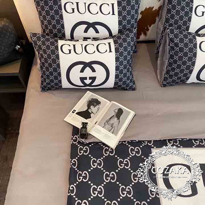 GUCCI ベッドカバー4点セット