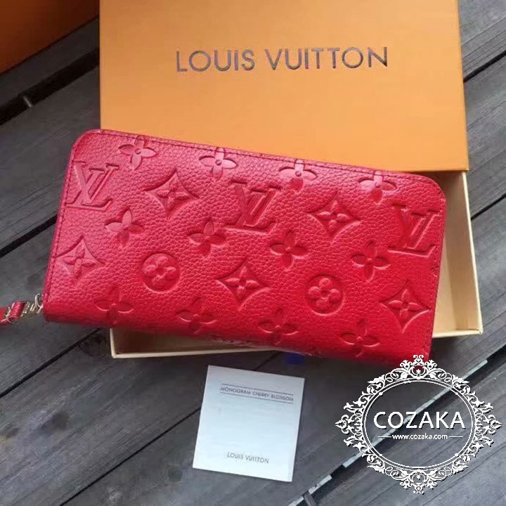 ルイヴィトン 財布 モノグラム 型押し louis vuitton 長財布 