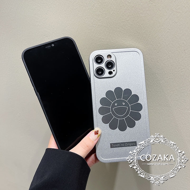 iphone13 mini Murakami Sunflowerロゴ付きケース