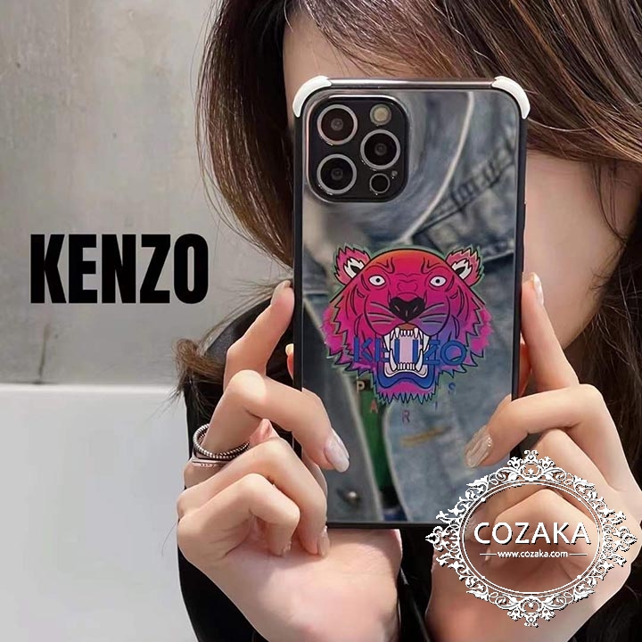 美品KENZO ケンゾー iPhone13 13Pro スマホケース 赤 レッド