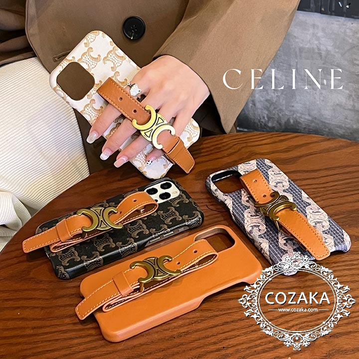 Celine アイホンXRレザーカバー