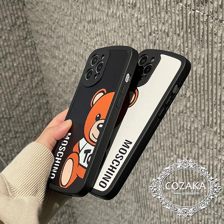 ブランド字母プリント moschino カバー iPhone 13promax/13pro